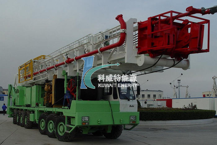 Vehicle mounted drilling rig